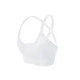 Sports Bra Women Cross Crop Top Solid Yoga Padded Running Gym Workout Activewear