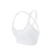 Sports Bra Women Cross Crop Top Solid Yoga Padded Running Gym Workout Activewear