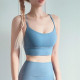 Yoga Women Sports Bra Middle Impact Fitness Athletic Solid Racerback Activewears