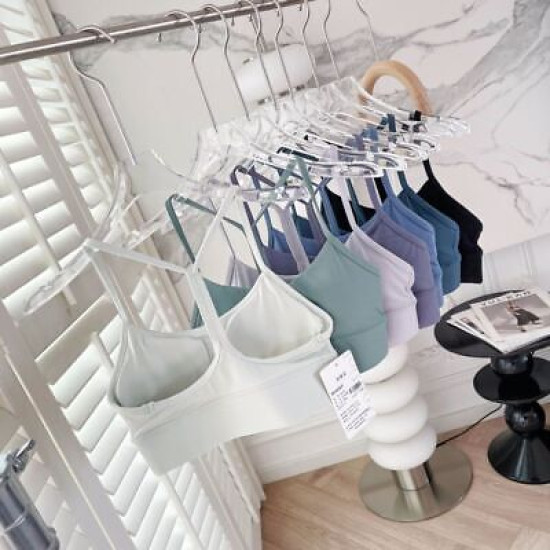 Yoga Women Sports Bra Middle Impact Fitness Athletic Solid Racerback Activewears