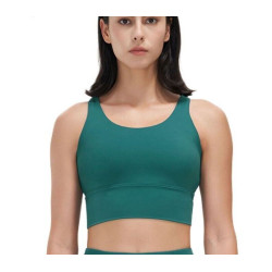 Sports Women Yoga Bra Gym Fitness Crop Tops Bras Removable Chest Pads Sportswear