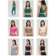 Sports Women Yoga Bra Gym Fitness Crop Tops Bras Removable Chest Pads Sportswear