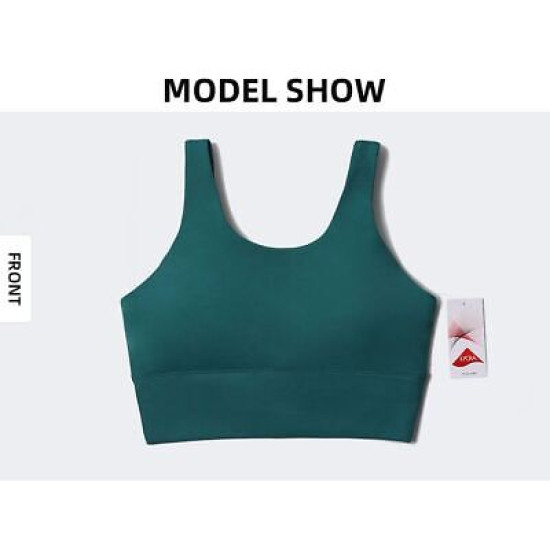 Sports Women Yoga Bra Gym Fitness Crop Tops Bras Removable Chest Pads Sportswear