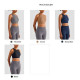 Padded Sports Yoga Bra Women High Neck Crop Tops Solid Wireless Workout Clothing