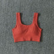 Padded Women Sport Bra Fitness Yoga Running Vest Underwear Solid Padded Crop Top