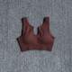 Padded Women Sport Bra Fitness Yoga Running Vest Underwear Solid Padded Crop Top