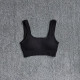 Padded Women Sport Bra Fitness Yoga Running Vest Underwear Solid Padded Crop Top