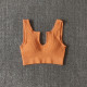 Padded Women Sport Bra Fitness Yoga Running Vest Underwear Solid Padded Crop Top