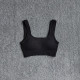 Padded Women Sport Bra Fitness Yoga Running Vest Underwear Solid Padded Crop Top