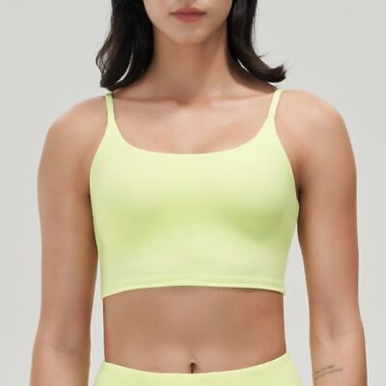 Yoga Women Sports Bra Tops Gym Fitness Shockproof Removable Chest Pad Sportswear