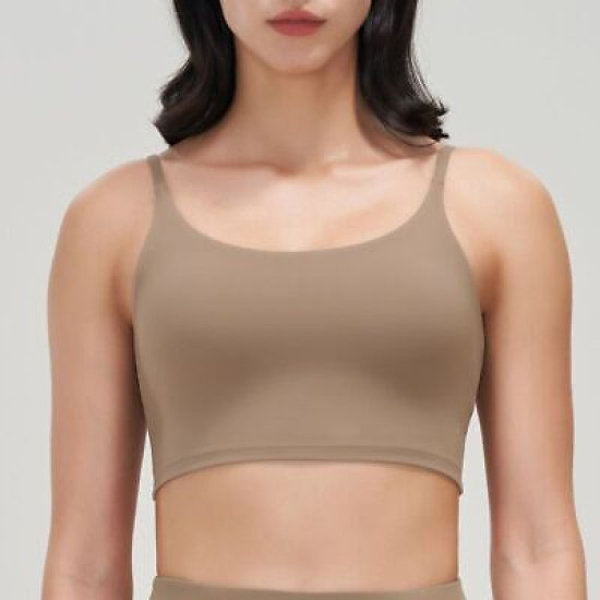 Yoga Women Sports Bra Tops Gym Fitness Shockproof Removable Chest Pad Sportswear