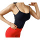 Women Sports Bra Sleeveless Nylon Summer Tops Elastic Double Layer Underwear New