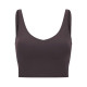 Yoga Sport Women Bra Longline Athletic Workout Crop Tops With Built In Bras Wear