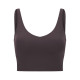 Yoga Sport Women Bra Longline Athletic Workout Crop Tops With Built In Bras Wear
