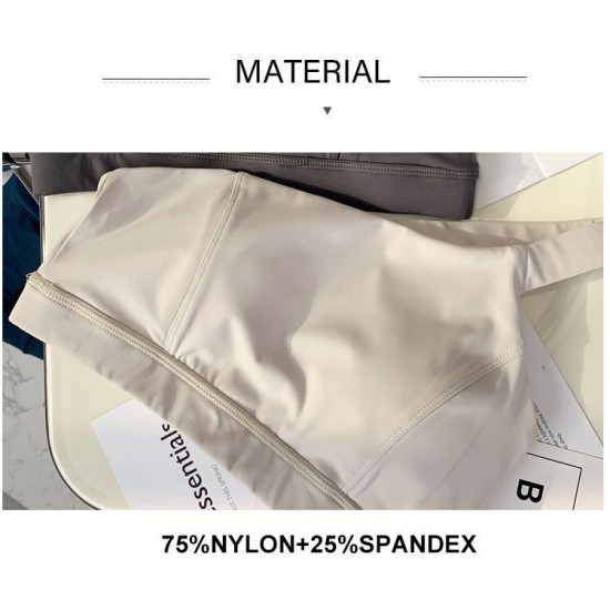 Women Sports Yoga Bra Stretch Back Running With Removable Cups One Shoulder Tops