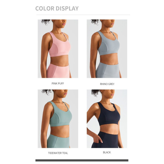 Halter Women Sport Bras Yoga Tops Gym Wear Crop Workout Breathable Nylon Fitness