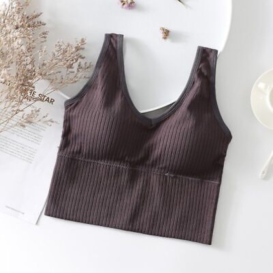 Women Top Brallete Plus Size Sports Running Shock Absorption Anti Sagging Undies