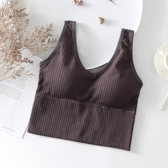 Women Top Brallete Plus Size Sports Running Shock Absorption Anti Sagging Undies