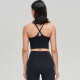 Sports Bras Women Crop Tops Cross Back Gym Fitness Workout Shockproof Activewear