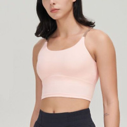 Sports Bras Women Crop Tops Cross Back Gym Fitness Workout Shockproof Activewear