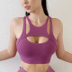 Sports Bra Women Yoga Gym Bralette Crop Top Chest Pad Removable Solid Activewear
