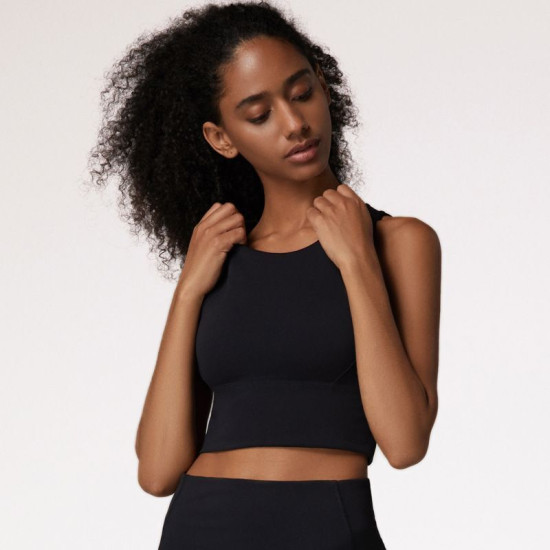 Women Sports Bra Vest Push Up Shock Absorption Gym Fitness Running Training Tops