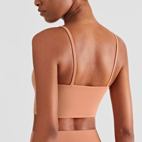 Yoga Sports Women Bras Workout Clothes Dance Fitness Crop Tops With Built In Bra