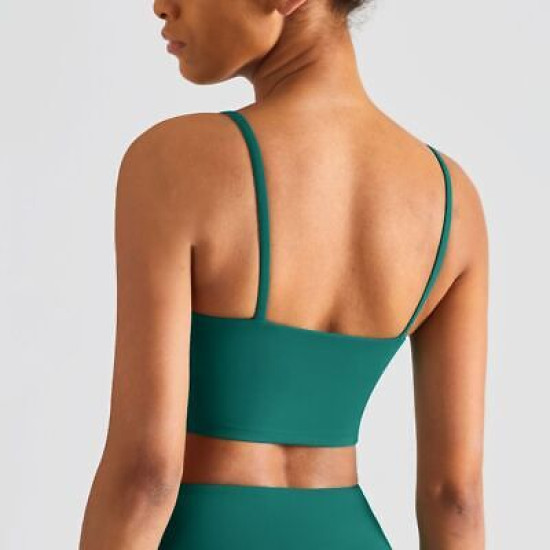 Yoga Sports Women Bras Workout Clothes Dance Fitness Crop Tops With Built In Bra