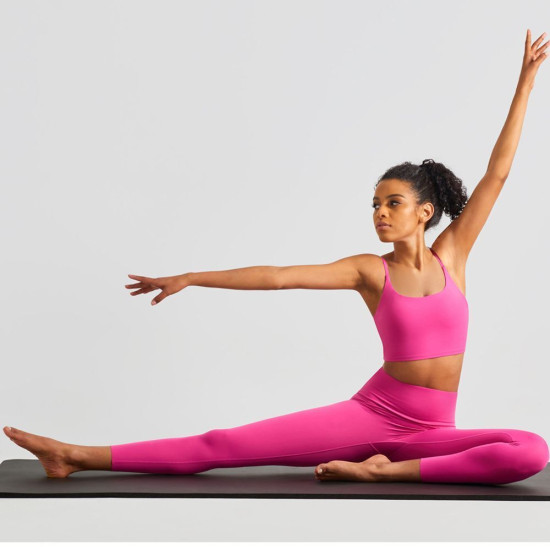 Yoga Sports Women Bras Workout Clothes Dance Fitness Crop Tops With Built In Bra