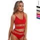 Seamless Women Bras Panties Set Underwear Mesh Hollow Out Wire Free Solid Undies