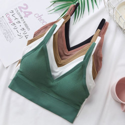 Bralette Women Bra Seamless Sport Lingerie Tee Crop Top Tanks Bandeau Solid Bras