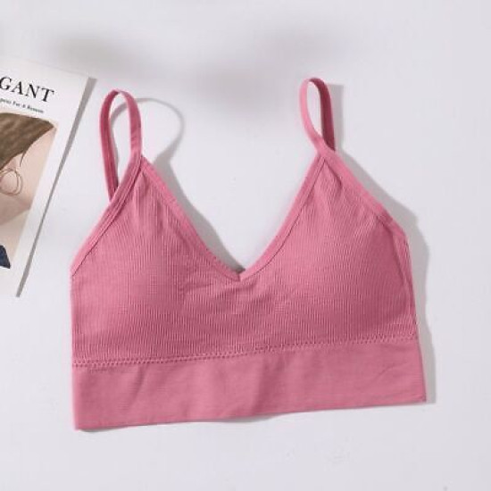 Bralette Women Bra Seamless Sport Lingerie Tee Crop Top Tanks Bandeau Solid Bras