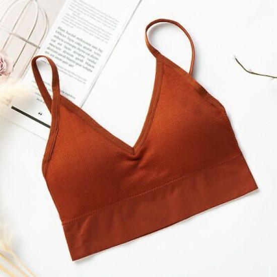 Bralette Women Bra Seamless Sport Lingerie Tee Crop Top Tanks Bandeau Solid Bras