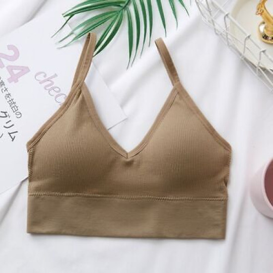 Bralette Women Bra Seamless Sport Lingerie Tee Crop Top Tanks Bandeau Solid Bras