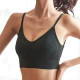 Seamless Women Bra Cropped Top Fitness Tube Padded Sports Bralette Solid Bandeau