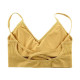 Seamless Women Bra Cropped Top Fitness Tube Padded Sports Bralette Solid Bandeau