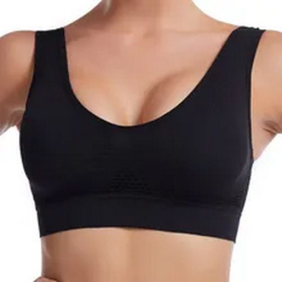 Sports Women Bras Underwear Hollow Out Tube Tops Brassiere Solid Breathable New