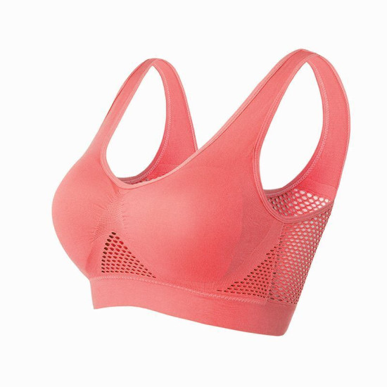Sports Women Bras Underwear Hollow Out Tube Tops Brassiere Solid Breathable New