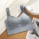 Padded Sports Women Bra Seamless Underwear Camisole Removable Pad Crop Top Solid
