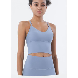 Sports Bra Women Tops Bralette Breathable Underwear Fitness Removable Chest Pads