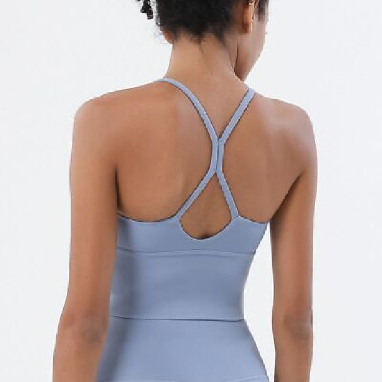 Sports Bra Women Tops Bralette Breathable Underwear Fitness Removable Chest Pads