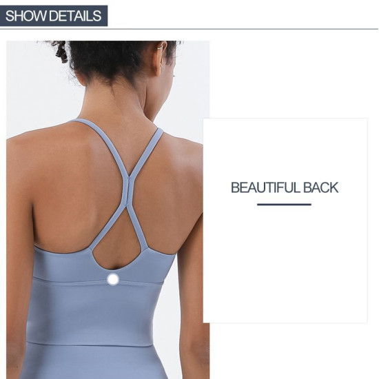 Sports Bra Women Tops Bralette Breathable Underwear Fitness Removable Chest Pads