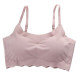 Seamless Bras Women Brassiere Wireless Ice Silk Push Up Sports Padded Solid Bras