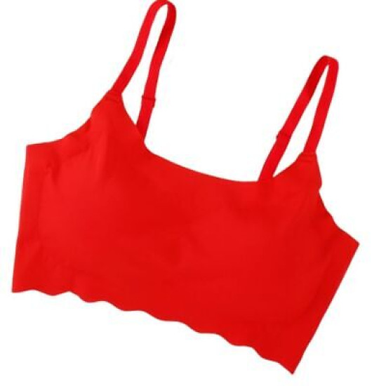 Seamless Bras Women Brassiere Wireless Ice Silk Push Up Sports Padded Solid Bras