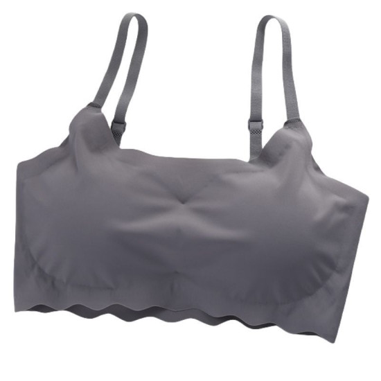 Seamless Bras Women Brassiere Wireless Ice Silk Push Up Sports Padded Solid Bras