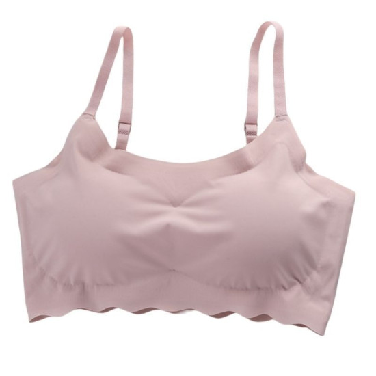 Seamless Bras Women Brassiere Wireless Ice Silk Push Up Sports Padded Solid Bras