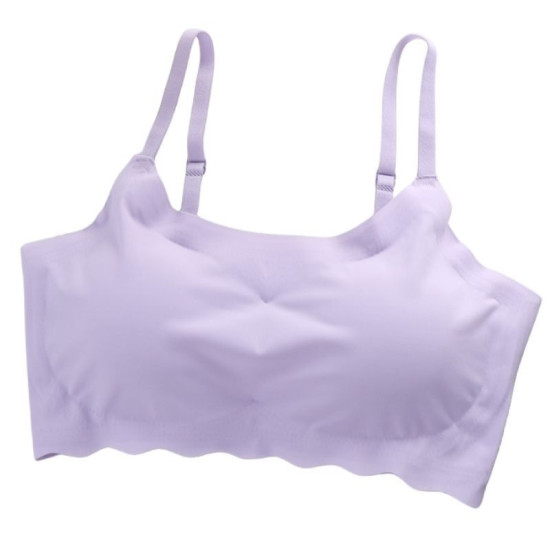 Seamless Bras Women Brassiere Wireless Ice Silk Push Up Sports Padded Solid Bras